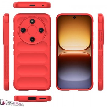 Magic Shield guminis dėklas - raudonas (Huawei Honor Magic 8 Lite)